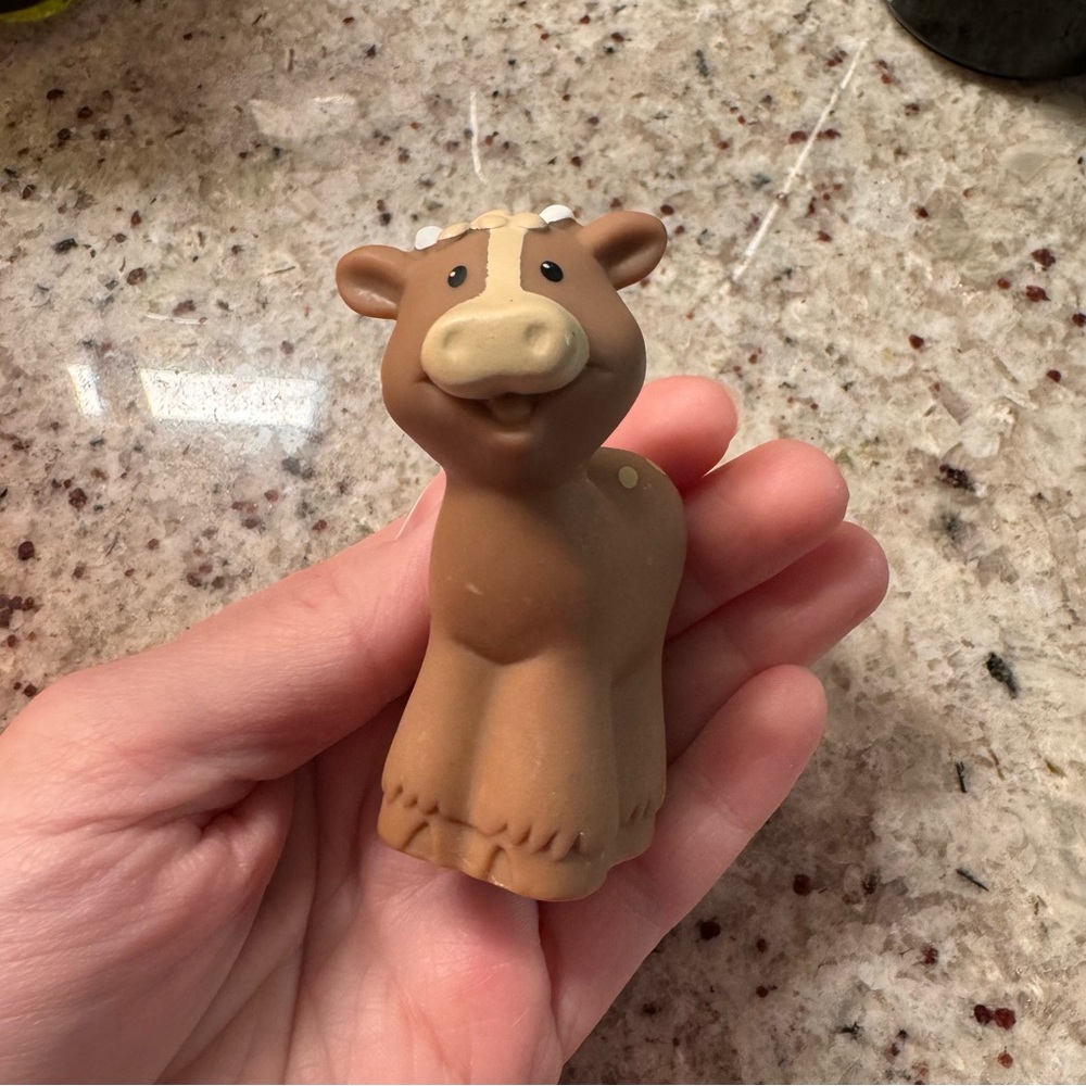 2002 Little People Christmas Nativity Brown Cow